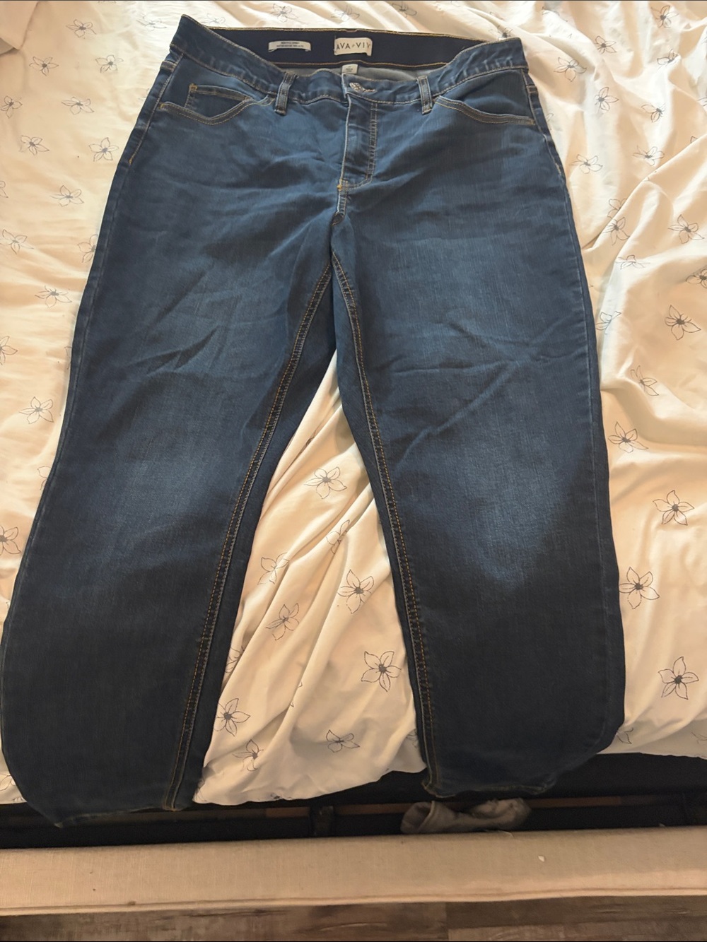 Ava and viv high rise skinny Dark Blue Stretch Jeans